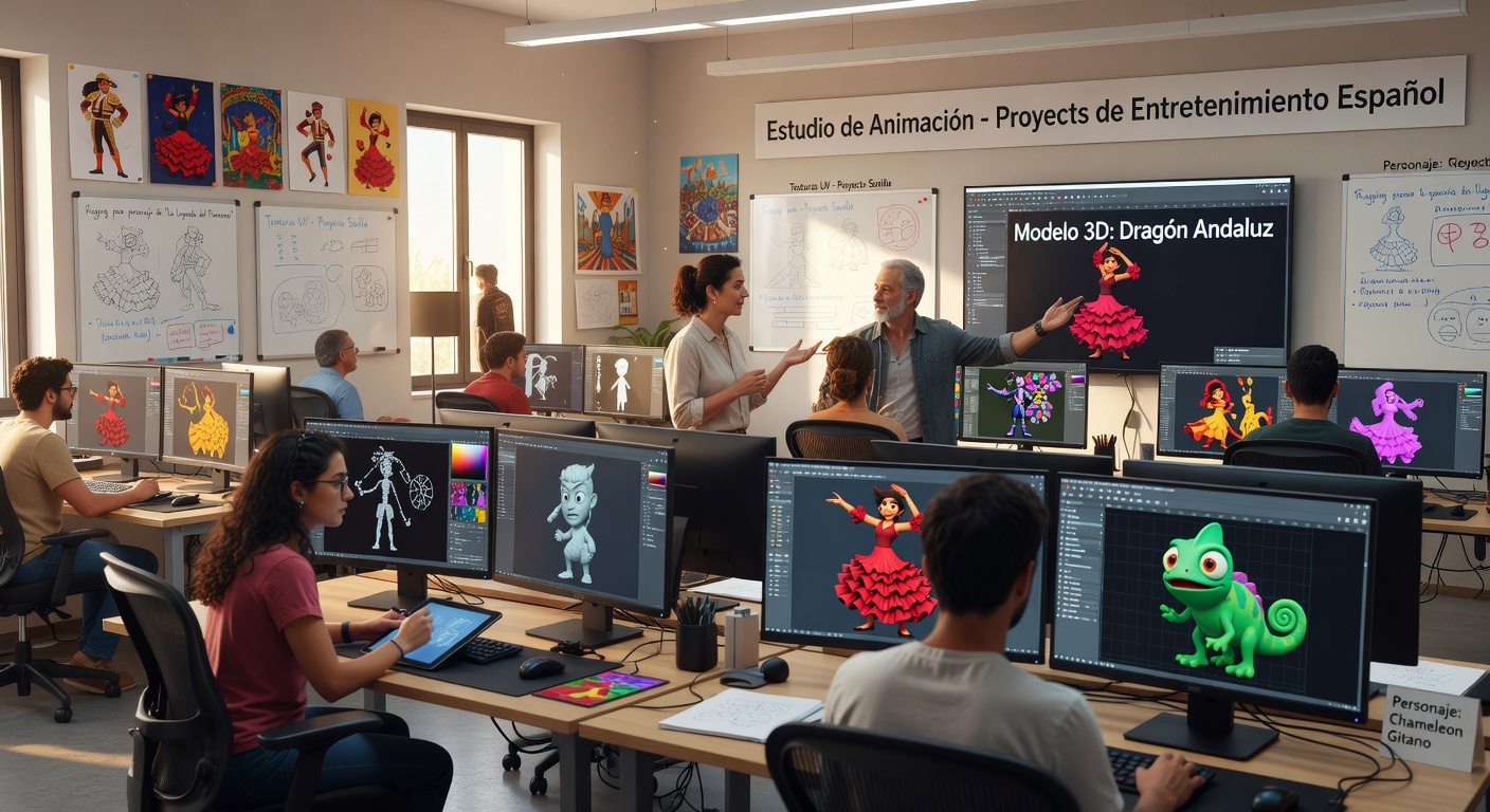 Estudio de animación 3D en España