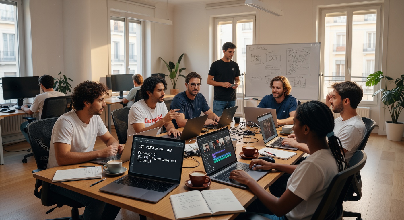 Equipo de creación de contenidos en España