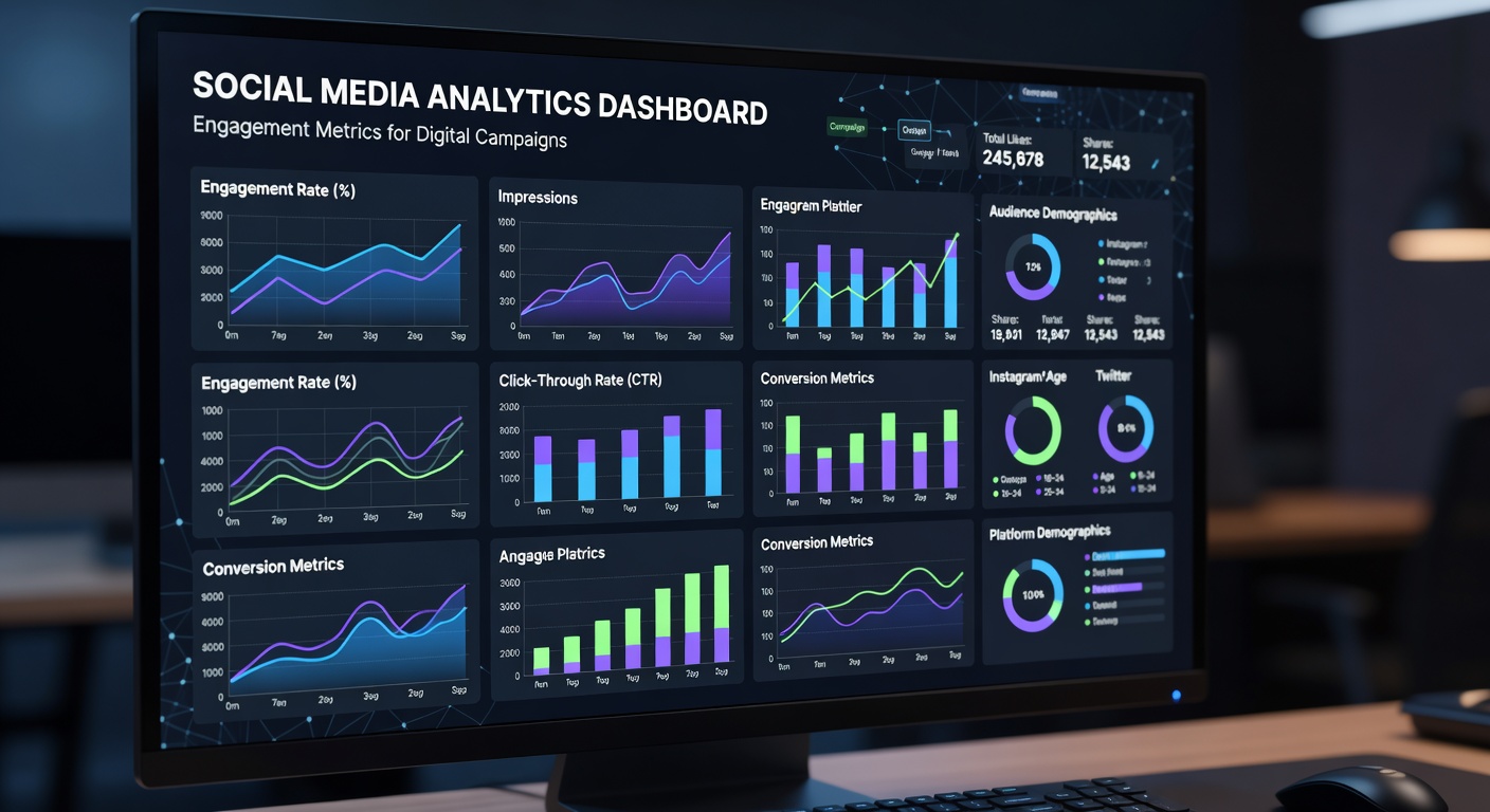 Dashboard de analítica de redes sociales para la economía de creadores